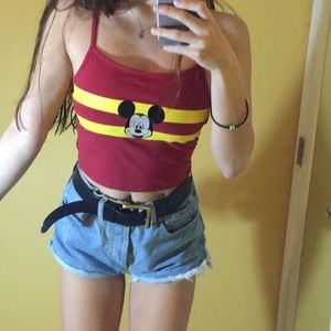☀️ Mickey Mouse crop top